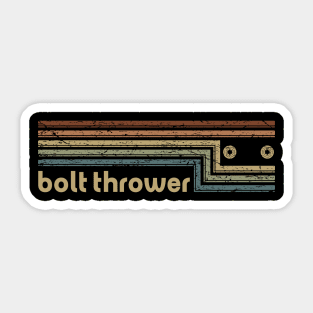 Bolt Thrower Cassette Stripes Sticker